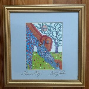 Betsy Fowler “It’s a Boy” animal art